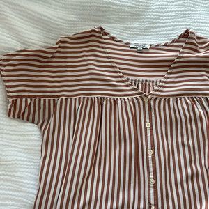 Madewell short sleeve and cropped Shirt